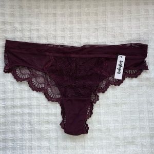 NWT bootay bag lace cheeky undie